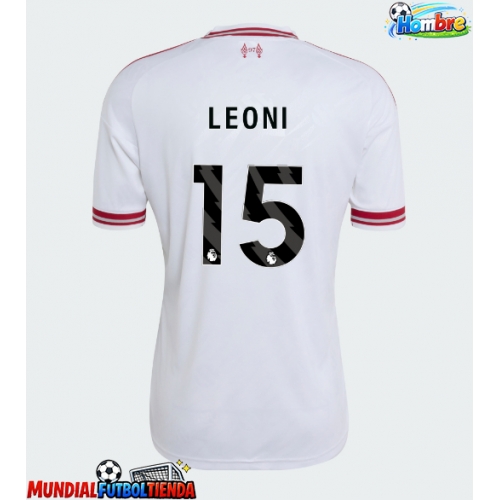 Camiseta Liverpool Giovanni Leoni #15 Segunda Equipación Replica 2026-27 mangas cortas